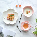 Dinner Plate Cherry Blossom Glaze Ceramic Plate