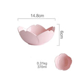 Dinner Plate Cherry Blossom Glaze Ceramic Plate