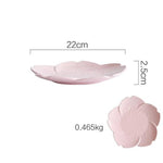 Dinner Plate Cherry Blossom Glaze Ceramic Plate