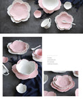 Dinner Plate Cherry Blossom Glaze Ceramic Plate