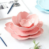 Dinner Plate Cherry Blossom Glaze Ceramic Plate