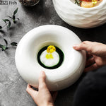 Creative Round Ceramics Pasta Dish
