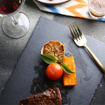 Natural Black Western Slate stone Solid  Dishes