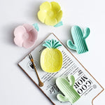 Pineapple Shape Ceramic Plate
