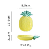 Pineapple Shape Ceramic Plate