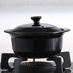 New High temperature resistant open fire  small flat pot ceramic soup pot