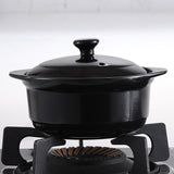 New High temperature resistant open fire  small flat pot ceramic soup pot