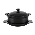 New High temperature resistant open fire  small flat pot ceramic soup pot