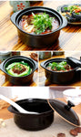 New High temperature resistant open fire  small flat pot ceramic soup pot