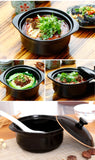 New High temperature resistant open fire  small flat pot ceramic soup pot