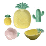 Pineapple Shape Ceramic Plate