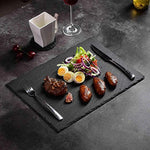 Natural Black Western Slate stone Solid  Dishes