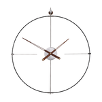 NEW Minimalist Metal Iron Silent Large Wall Clock