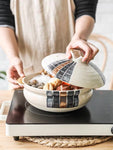 Ceramic Soup Rice Casserole Household Stew Pot