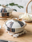 Ceramic Soup Rice Casserole Household Stew Pot