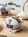 Ceramic Soup Rice Casserole Household Stew Pot