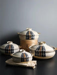 Ceramic Soup Rice Casserole Household Stew Pot
