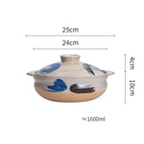 Ceramic Soup Rice Casserole Household Stew Pot