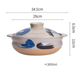 Ceramic Soup Rice Casserole Household Stew Pot