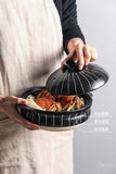 Ceramic Soup Rice Casserole Household Stew Pot