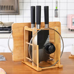 Wooden Knife Organizer Holder Cutting Tool Storage Shelf