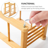 Wooden Knife Organizer Holder Cutting Tool Storage Shelf