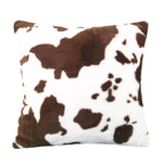 Cow Pattern Plush Pillowcase Animal Pattern
