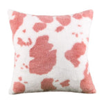 Cow Pattern Plush Pillowcase Animal Pattern
