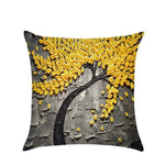 Pillow Cushion Vintage Flower Cotton Linen Pillow Case