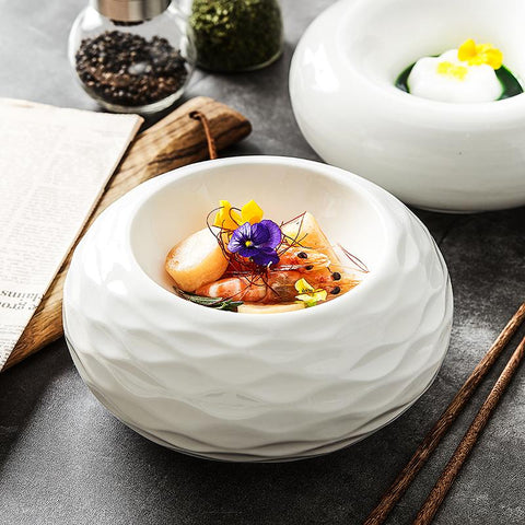 Creative Round Ceramics Pasta Dish