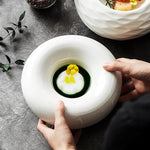Creative Round Ceramics Pasta Dish