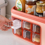 Kitchen Seasoning Storage Rack And Holder