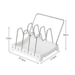 Cookware Storage Racks Adjustable Bakeware Holders