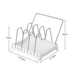 Cookware Storage Racks Adjustable Bakeware Holders