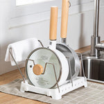 Cookware Storage Racks Adjustable Bakeware Holders